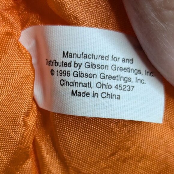 Vintage Gibson Greetings Scarecrow Jack O Lantern Pumpkin Halloween Plush Toys - Picture 7 of 8